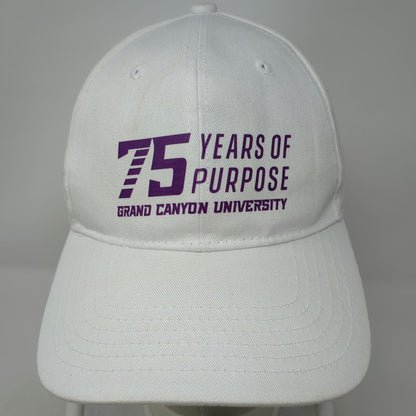 Direct Caps Snapback White One Size Hat 75 Years Purpose Grand Canyon University