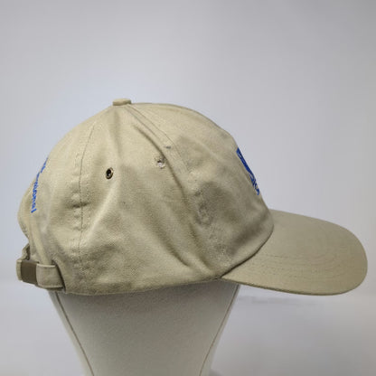 Cotton Deluxe Caps Spike Club Baseball Cap Beige OS Slideback Hat 1999 Vintage