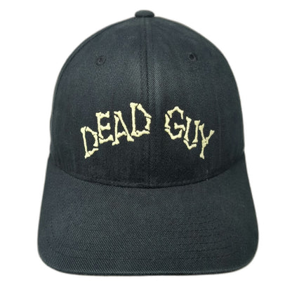 Flexfit Baseball Cap Black M Dead Guy Ale Embroidery Stretch Fit 6 Panel Hat