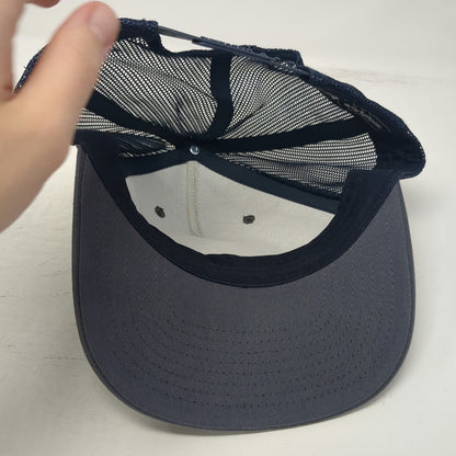 Richardson Trucker Hat Gray Blue One Size Fish Trout Braun Bros Reunion Snapback