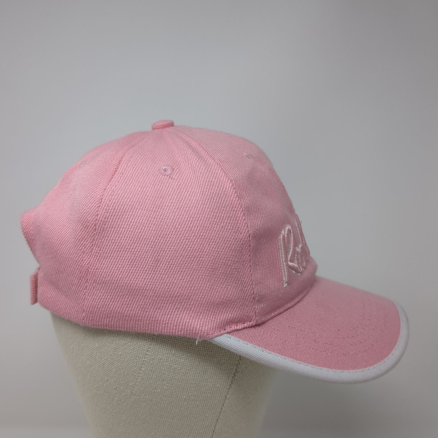 I Love Rock & Roll Baseball Cap Pink One Size Adjustable Embroidered 6 Panel