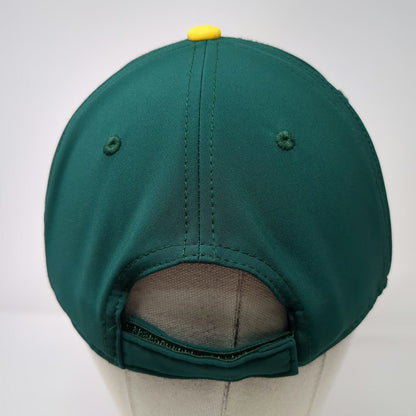 OC Sports Oakland A's Baseball Cap Green Yellow One Size MLB Strapback Team Hat