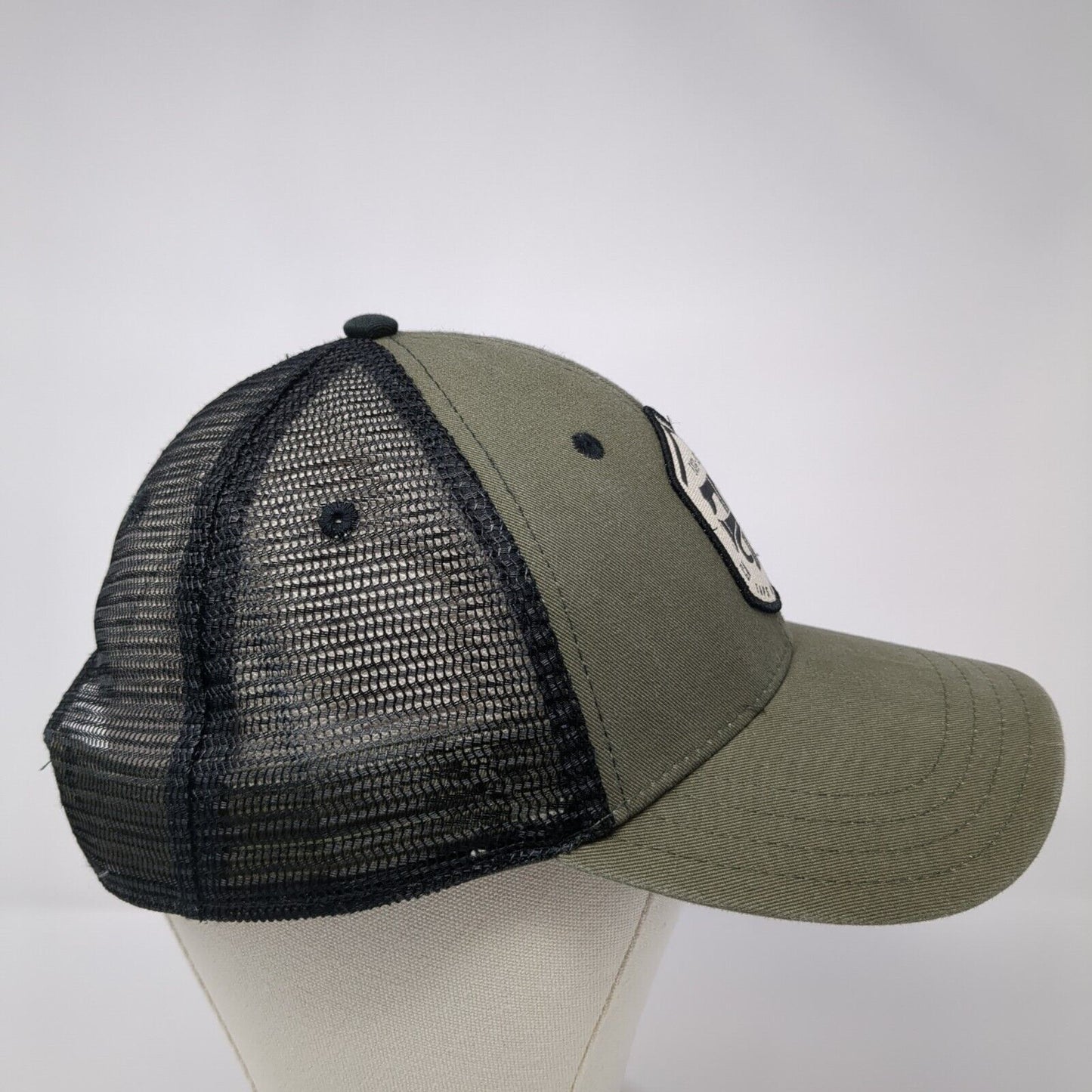Taps Brewery Snapback Trucker Hat Brown One Size Mesh Back Colorblock