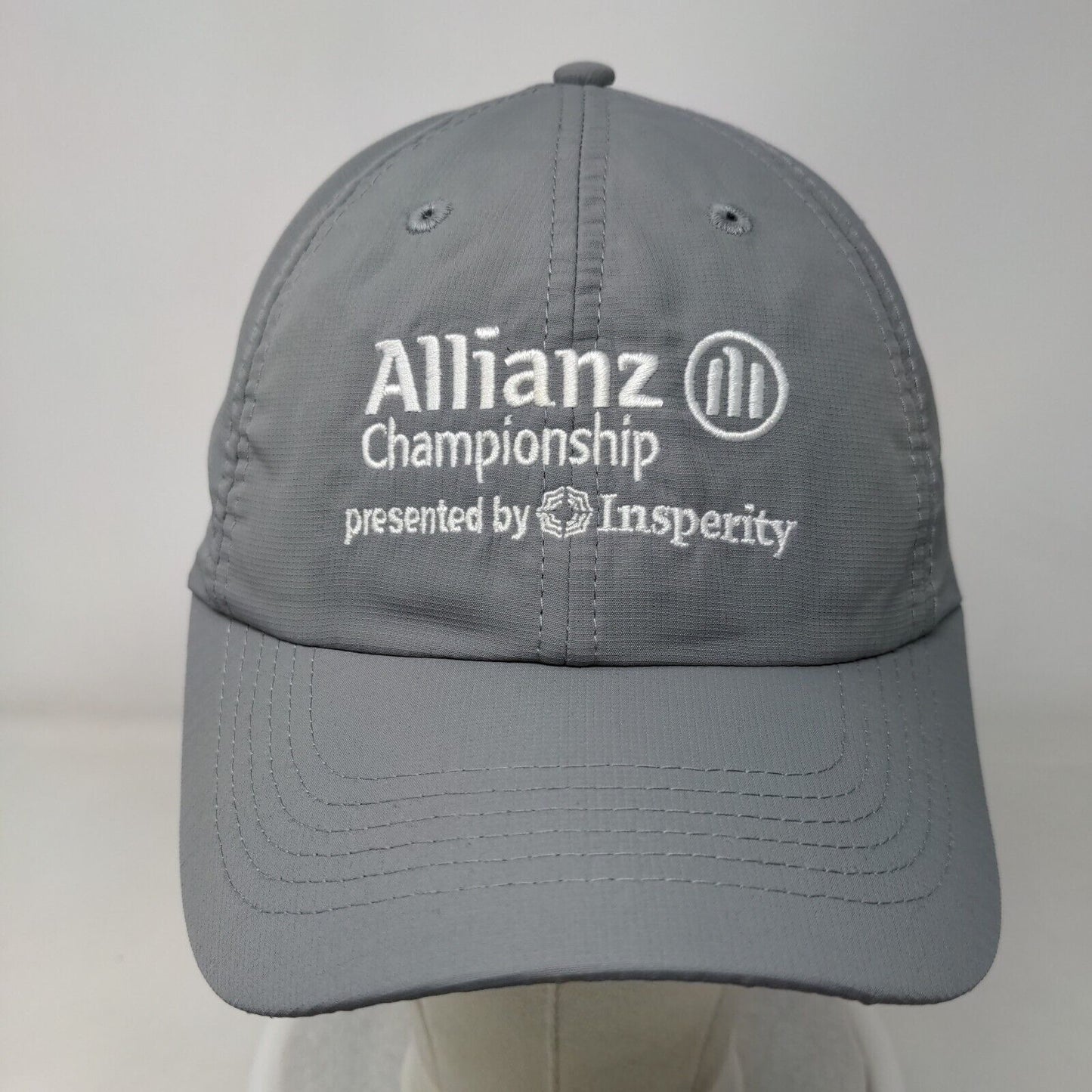 Allianz Championship Insperity Strapback Hat Gray OSFA Embroidered Imperial