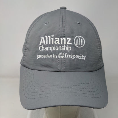 Allianz Championship Insperity Strapback Hat Gray OSFA Embroidered Imperial