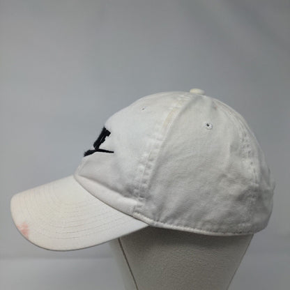 Nike Swoosh Slidebck Hat White OSFM Embroidered 6 Panel Heritage 86