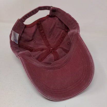 Portland Mountain Slideback Hat Red OSFA Adjustable HG 6 Panel