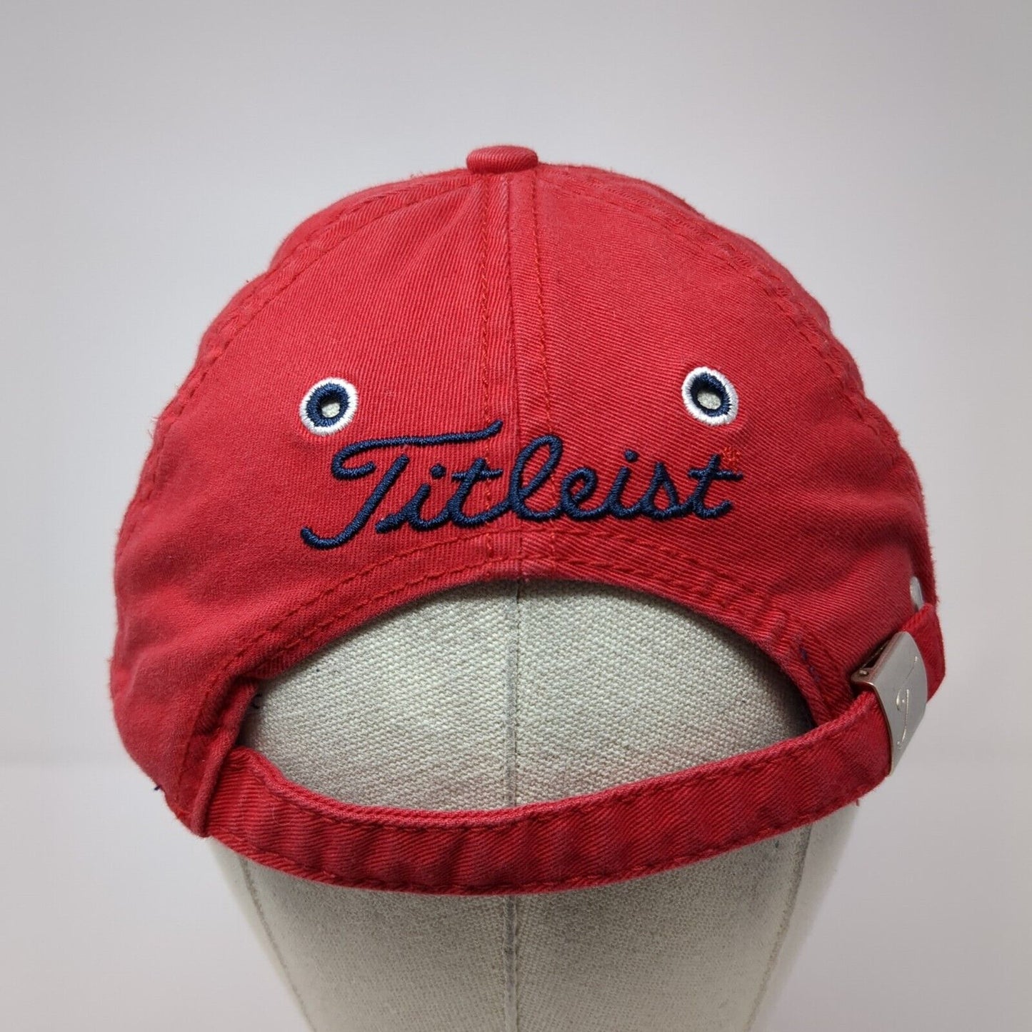 Titleist by New Era Slideback Hat Red One Size Adjustable Embroidered