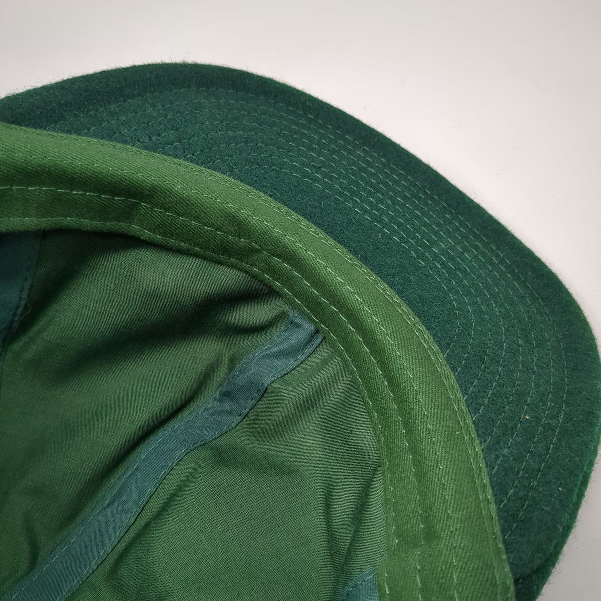 Overcrest SportsCar Vacationland Baseball Cap Green One Size Wool Slideback Hat