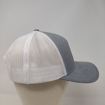 Idaho Snapback 112 Trucker Hat Gray OSFA Adjustable Mesh Back Richardson