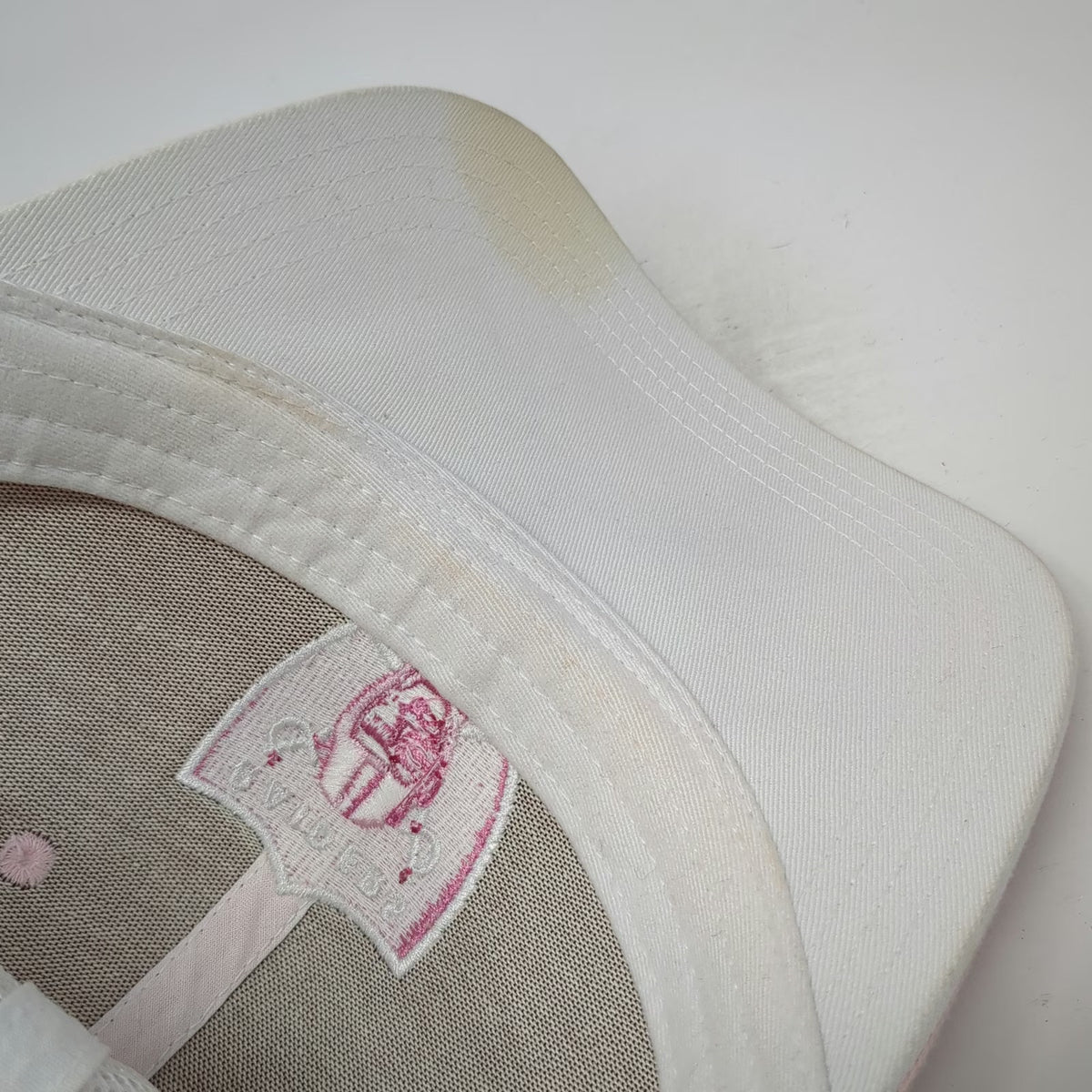 Las Vegas Raiders NFL Trucker Hat Pink One Size Mesh Back Snapback Shield Logo