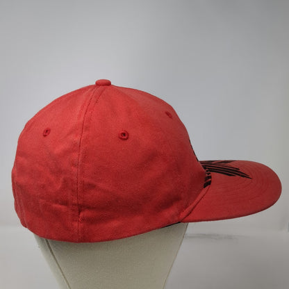 Polaris Baseball Cap Red One Size Fitted TekFlex Racing Graphics Star Logo Hat