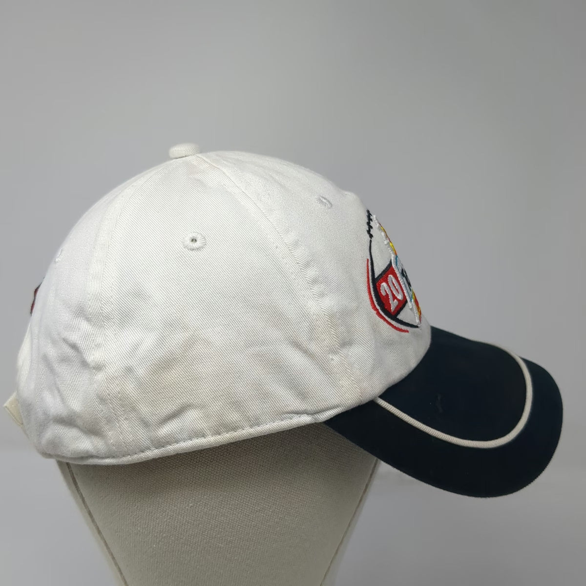 Nike Boise State Broncos NCAA 2007 Fiesta Bowl White OSFM Strapback Hat Football