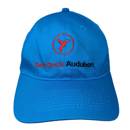 Red Rock Audubon Strapback Hat Blue One Size Embroidered Port & Company