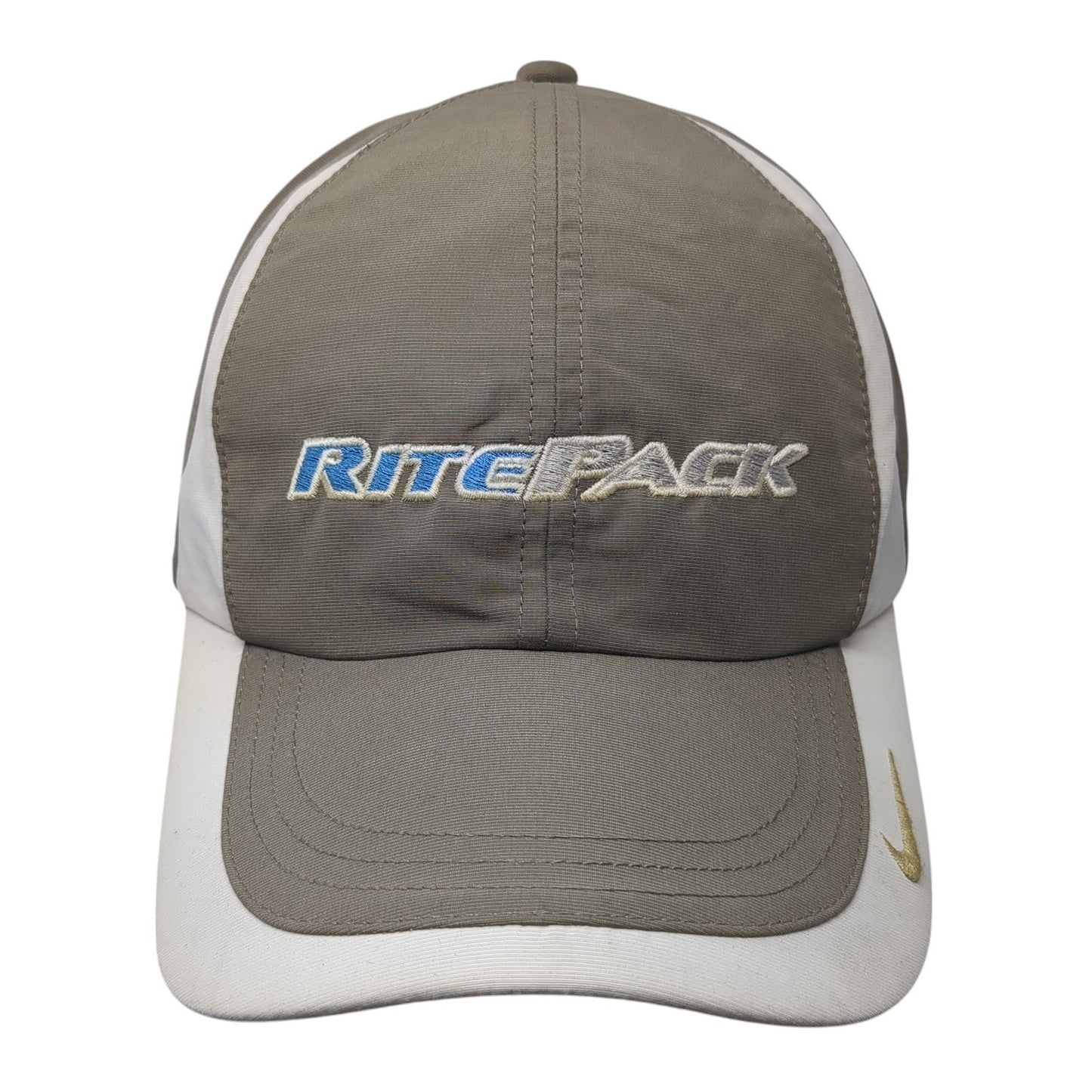 RitePack Strapback Hat Brown One Size Adjustable Nike Golf Embroidered