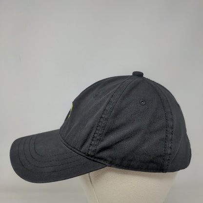 Green Alien Head Slideback Hat Black One Size Adjustable Embroidered