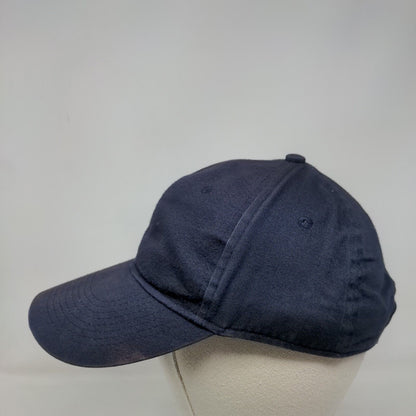 George Strapback Hat Blue One Size Adjustable Blank Solid Vent Holes