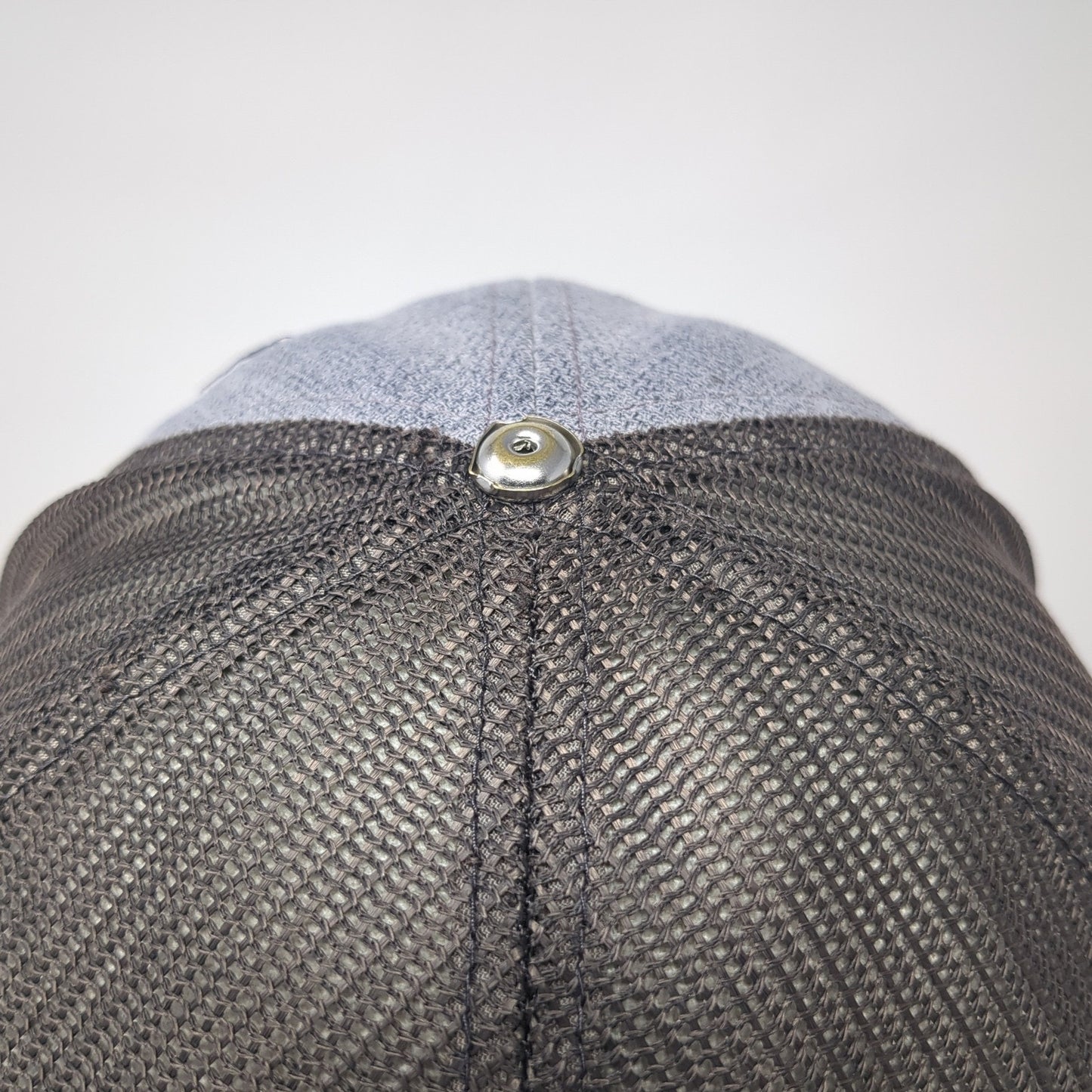 Columbia PFG Snapback Trucker Hat Gray One Size Fish Flag Mesh Back