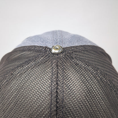 Columbia PFG Snapback Trucker Hat Gray One Size Fish Flag Mesh Back