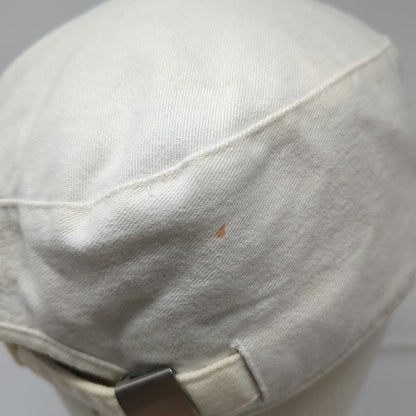 Disney Parks Army Cap White OSFM Strapback Abstract Mickey Graphic Cotton Hat