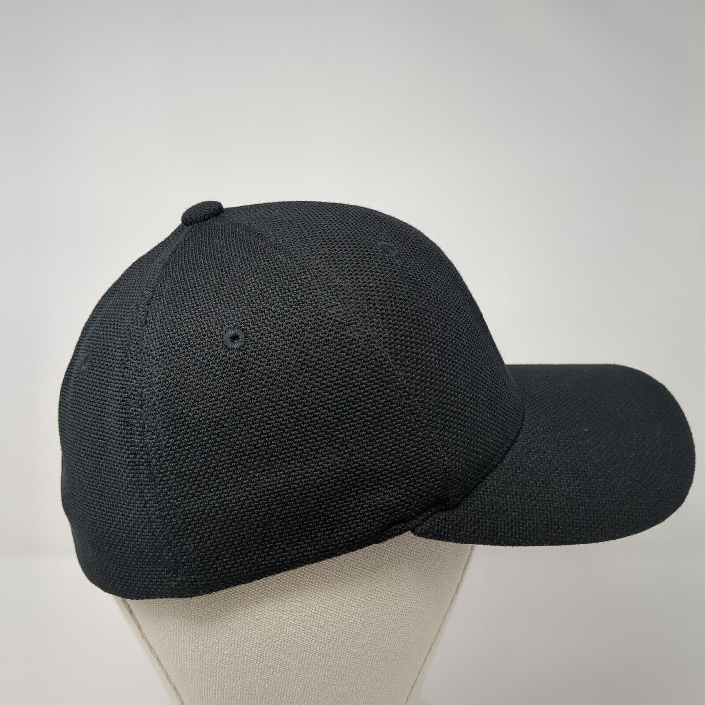 AgDirect Fitted Hat Black One Size Flexfit Lightweight Embroidered Yupoong
