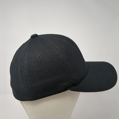 AgDirect Fitted Hat Black One Size Flexfit Lightweight Embroidered Yupoong