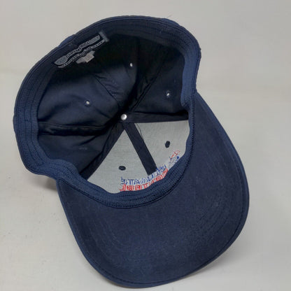 Cap America Golf Men's Fitted Hat Blue Size L/XL Climate Control Company Logo