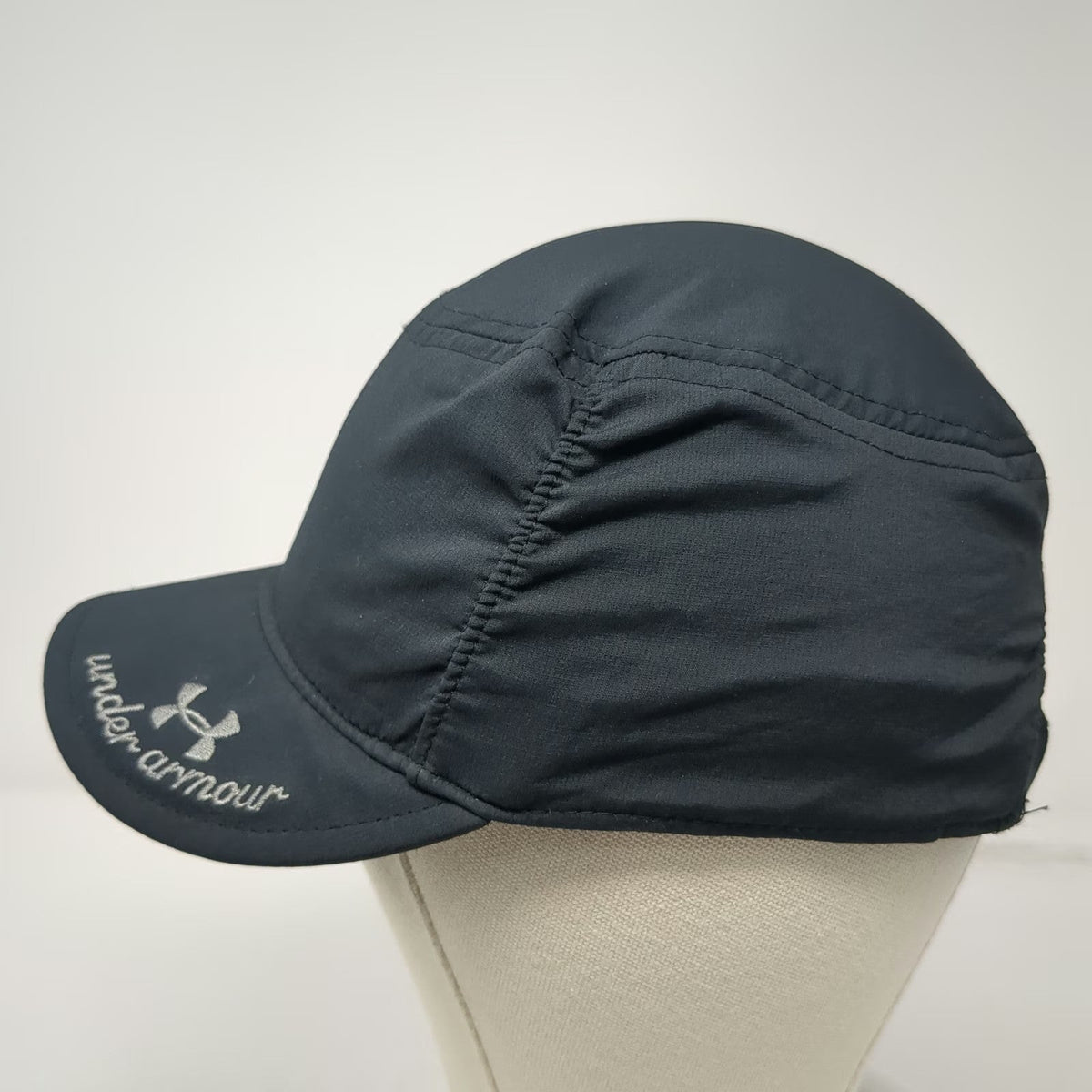 Under Armour Army Cap Black One Size Heatgear Slideback Logo Training Hat
