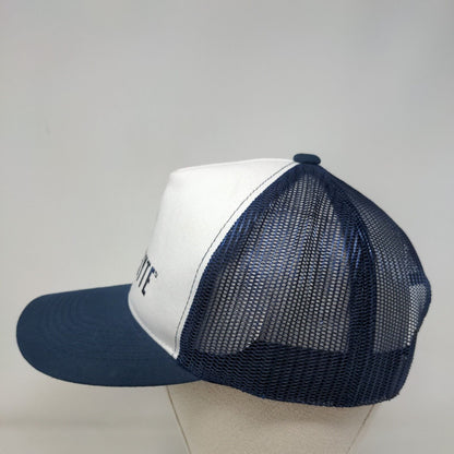 Revitalyte Snapback Mesh Back Trucker Hat Blue One Size Embroidered Boelter