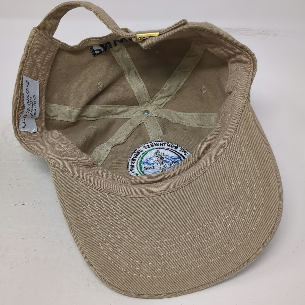 Pialley Trading Group Baseball Cap Beige One Size PNWU University Seal Hat