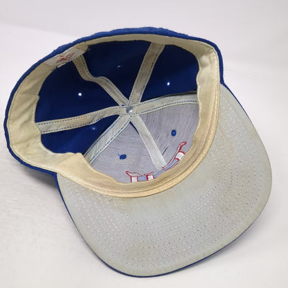 Western Athletic EH Logo Blue Fitted Baseball Cap Hat Size 7 1/2 Made in USA