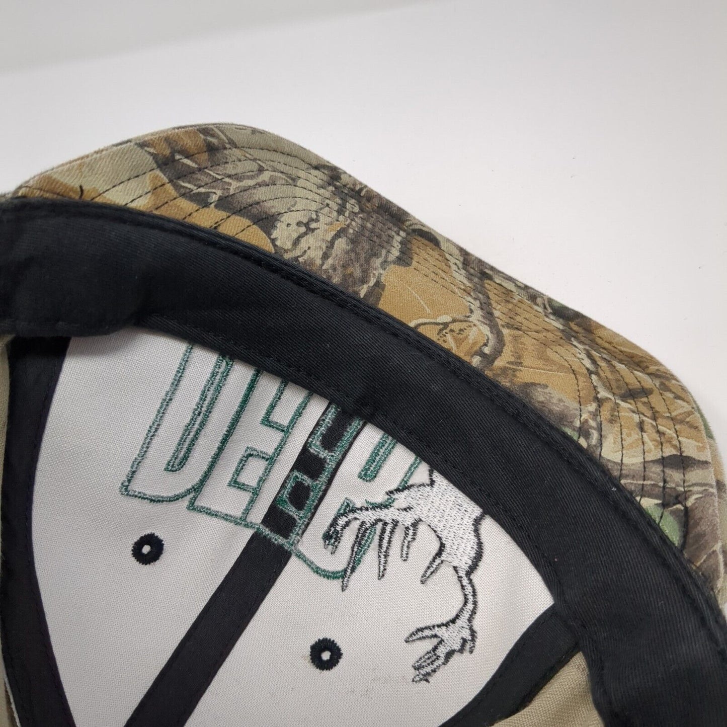 Deer Hunter Snapback Hat Camo One Size Adjustable Embroidered Hunting
