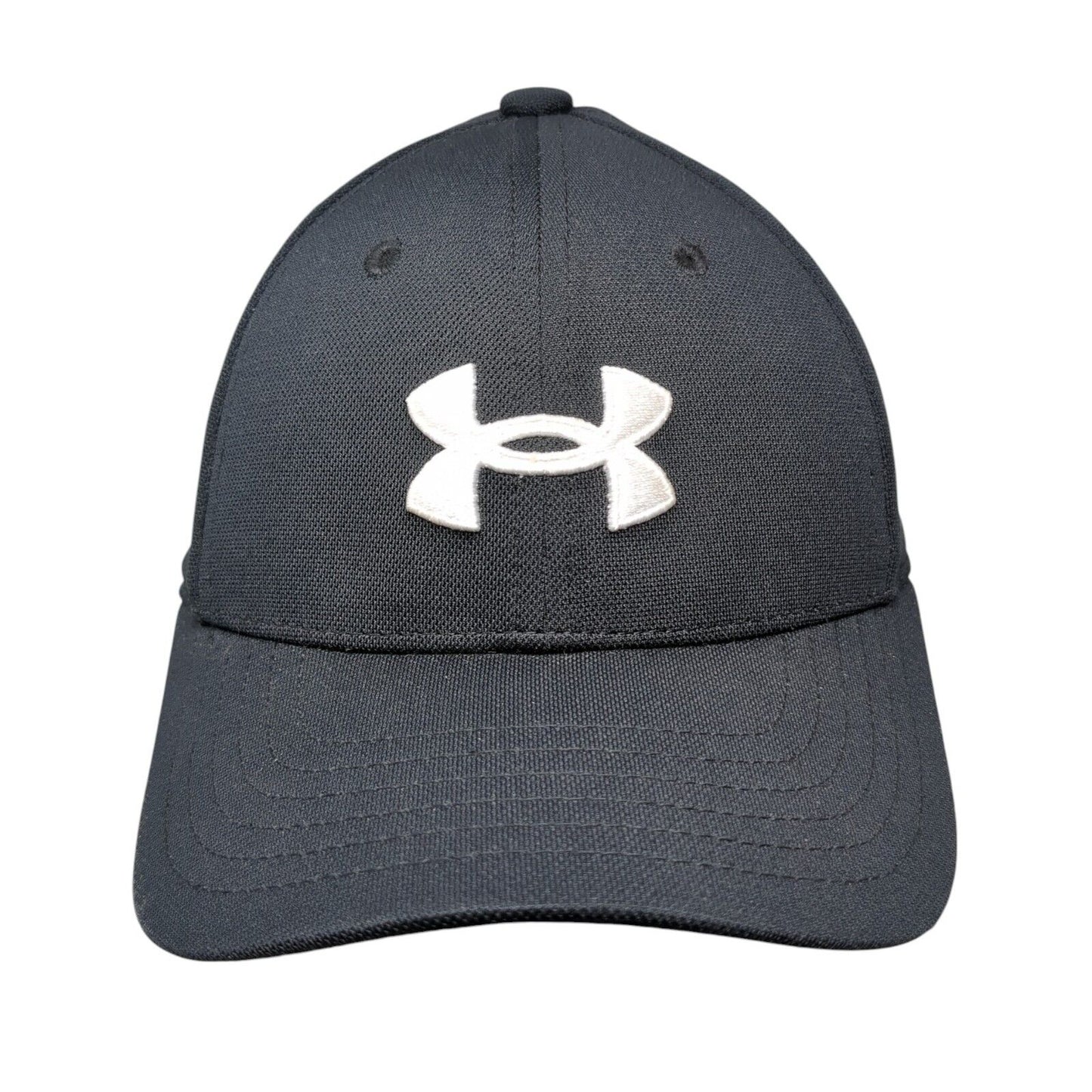 Under Armour Fitted Hat Blue Youth Small/Medium A-Flex Solid 6 Panel