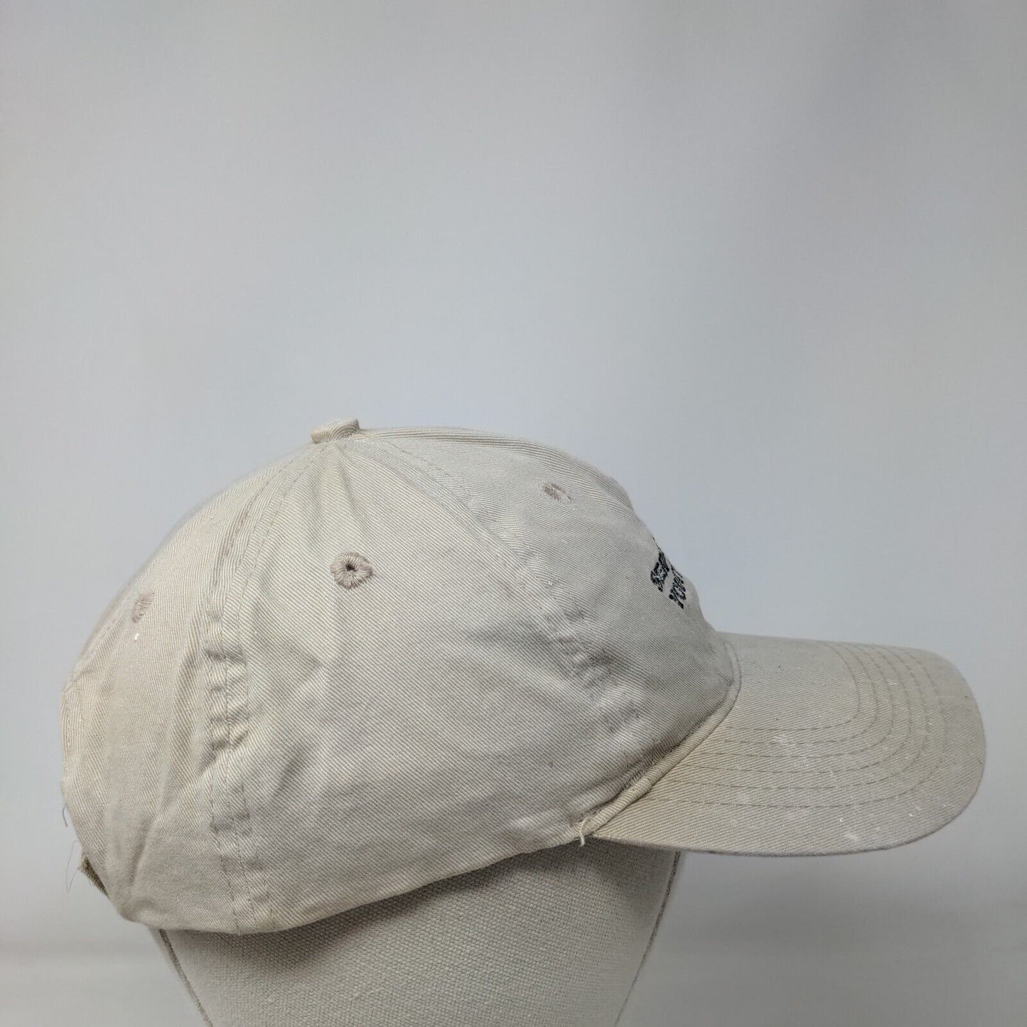 Seneca County Youth Bureau Strapback Hat Tan One Size Adjustable 6 Panel