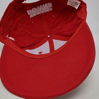 Monarch Promotions Wyoming Downs Bucking Horse Red One Size Baseball Cap Hat