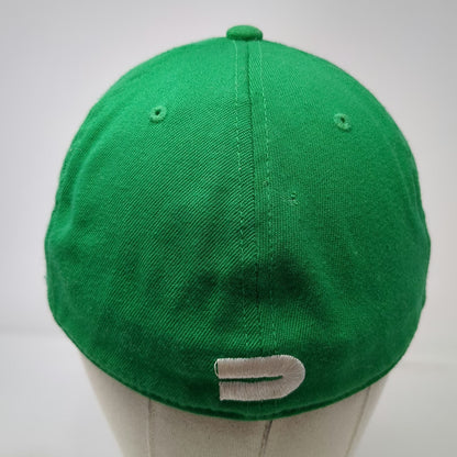 Flexfit Dew Tour Green 7 5/8 Baseball Cap Hat Autographed Signed Fitted Logo
