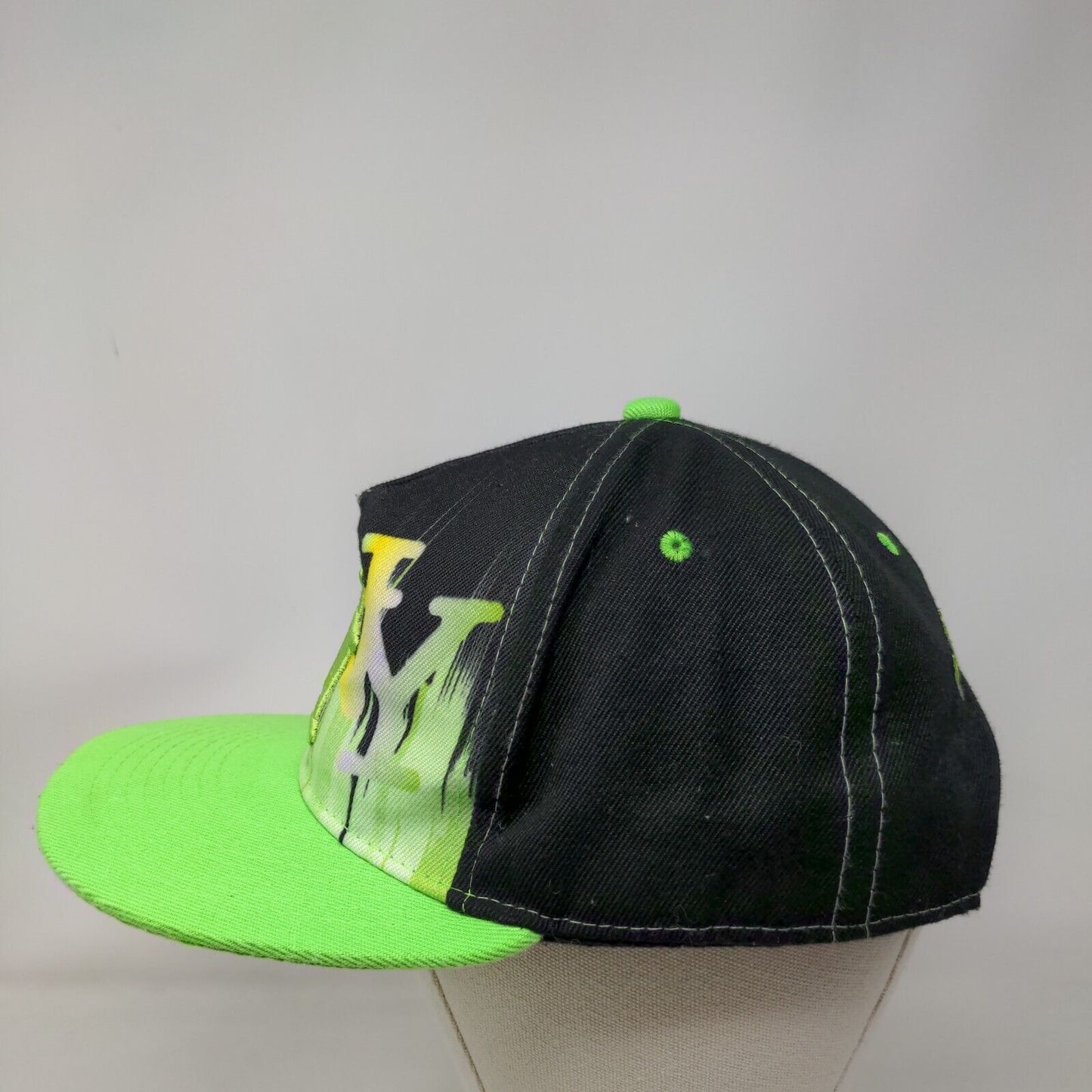 NY New York Snapback Hat Multicolor One Size Embroidered 6 Panel Fashion Cap