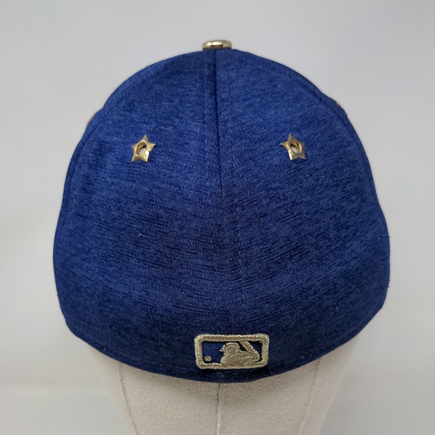 MLB LA Dodgers Fitted Hat Blue Size 7 1/8 Embroidered Logo New Era 59Fifty