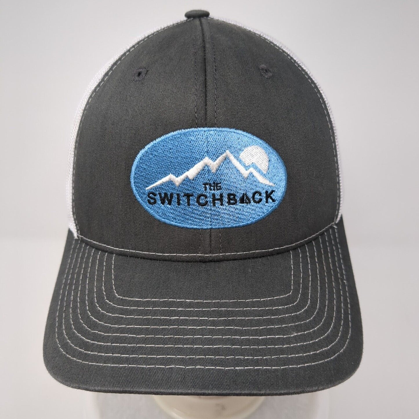 The Switchback Snapback Trucker Hat Gray OS Adjustable Mesh Back Richardson