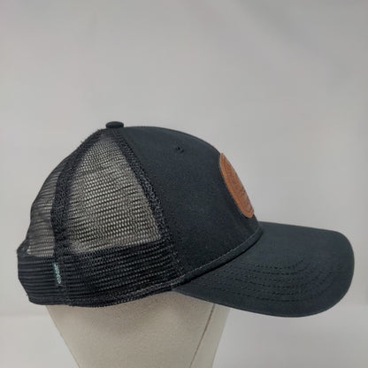 Santa Monica California Snapback Trucker Hat Black One Size Mesh Back