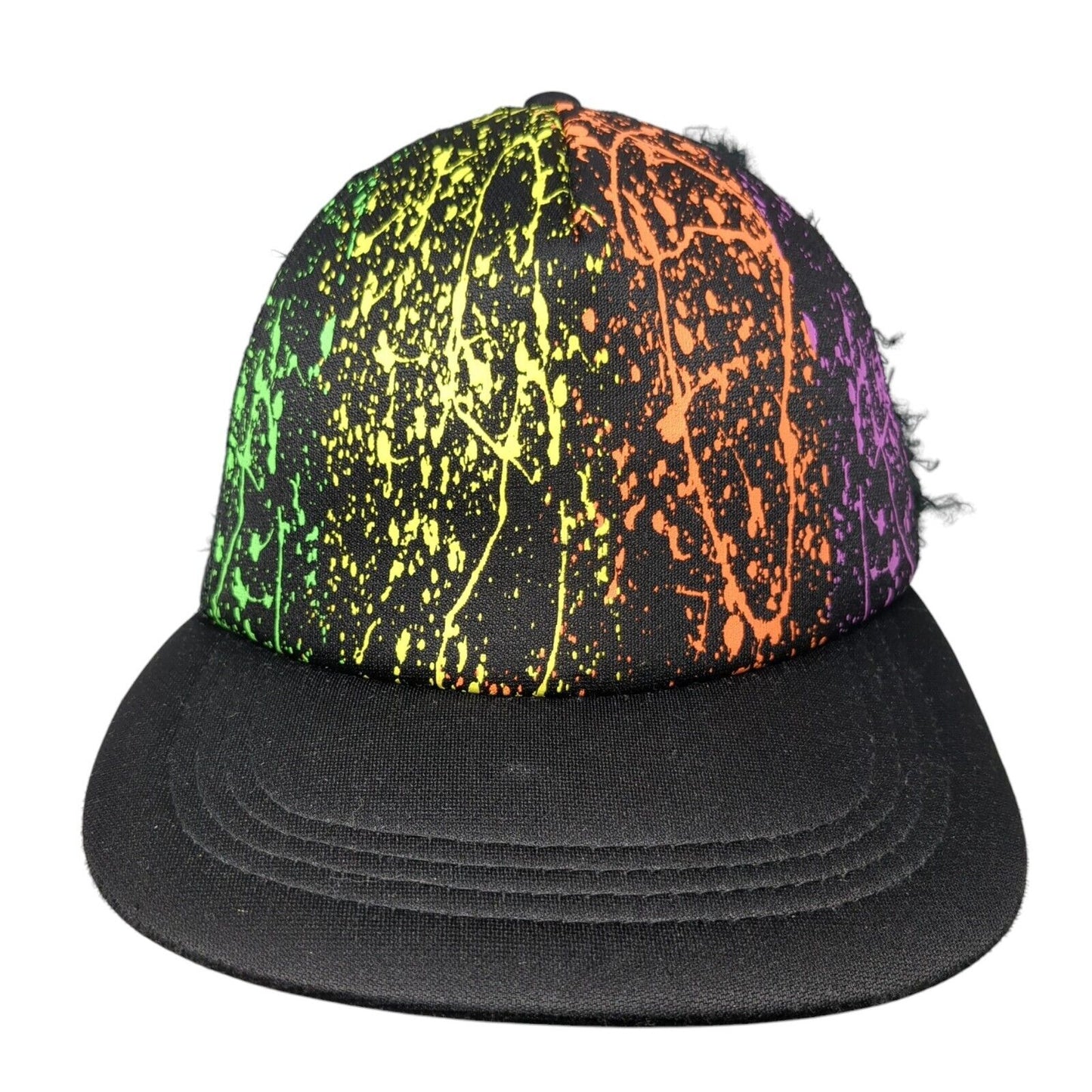 Unbranded Snapback Trucker Hat Multi One Size Mesh Back Adjustable