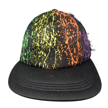 Unbranded Snapback Trucker Hat Multi One Size Mesh Back Adjustable