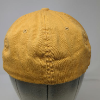 Flexfit Baseball Cap Yellow One Size Fitted Gorsuch Outfitters Vail Fish Hat
