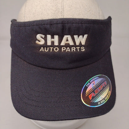 Shaw Auto Parts Fitted Sun Visor Hat Black OSFA Embroidered Flexfit