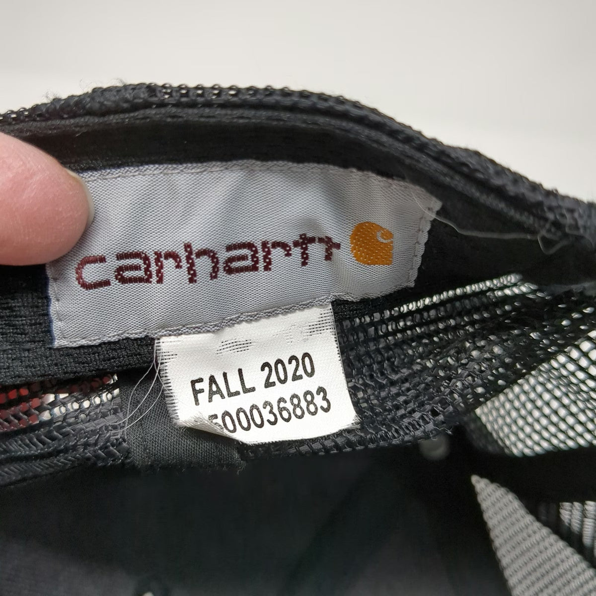 Carhartt Trucker Hat Black One Size HPH High Performance Homes Mesh Snapback