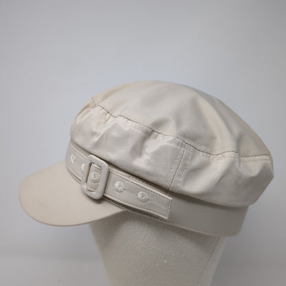Unbranded Cadet Army Cap Beige One Size Lightweight Military Blank