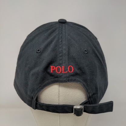 Polo Ralph Lauren Slideback Hat Black One Size Adjustable Embroidered Pony