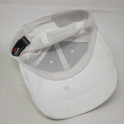Pukka Baseball Cap White One Size Albertsons Boise Open Golf Mesh Slideback Hat