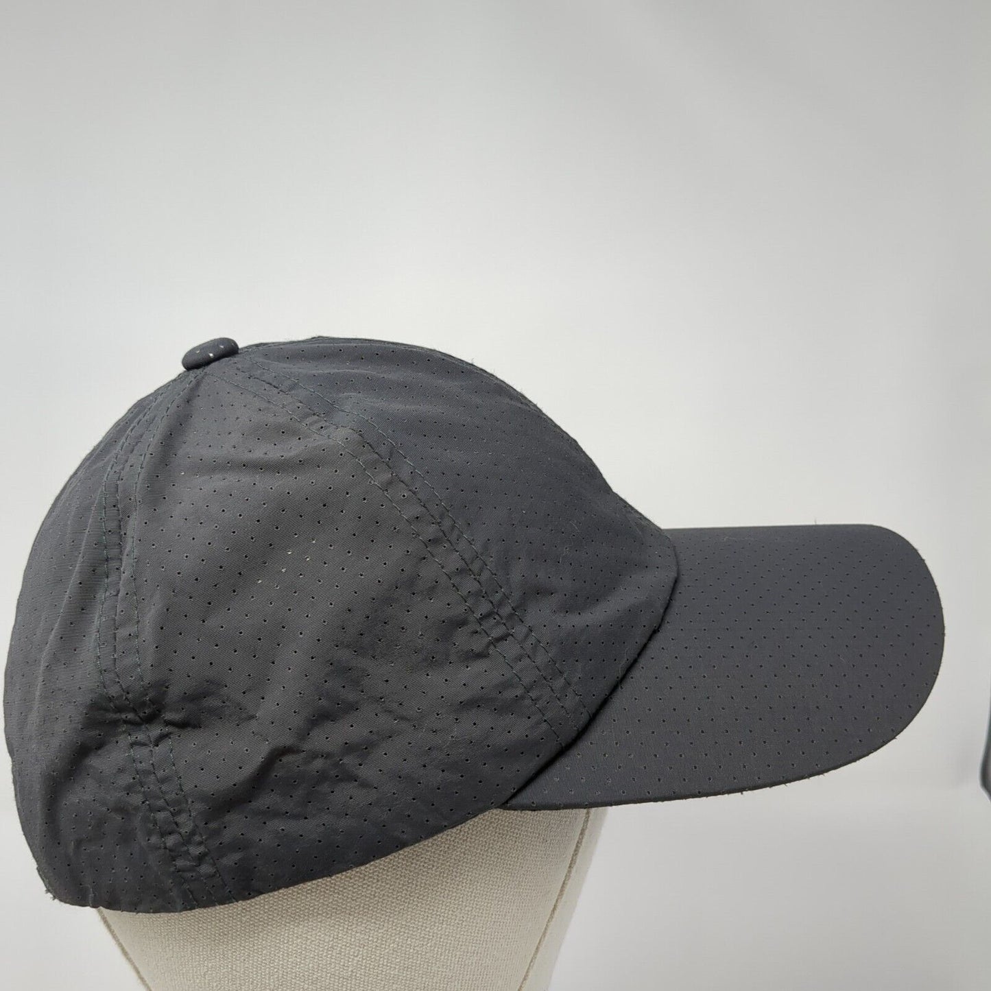 Unbranded Slideback Hat Gray One Size Adjustable Laser Cut Solid Blank