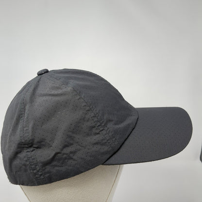 Unbranded Slideback Hat Gray One Size Adjustable Laser Cut Solid Blank